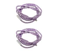 WINCUR Rhinestone Glitter Ropes, Bling Sparkly Shiny Diamond Shoe Laces Strings for Sneakers,Hoodie String Shoelaces 2 Pcs, Violet, 100cm/39"