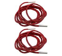 WINCUR Rhinestone Glitter Ropes, Bling Sparkly Shiny Diamond Shoe Laces Strings for Sneakers,Hoodie String Shoelaces 2 Pcs, Red, 100cm/39"
