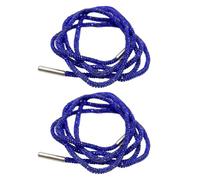 WINCUR Rhinestone Glitter Ropes, Bling Sparkly Shiny Diamond Shoe Laces Strings for Sneakers,Hoodie String Shoelaces 2 Pcs, Navy Blue, 100cm/39"