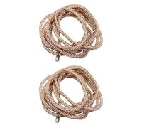 WINCUR Rhinestone Glitter Ropes, Bling Sparkly Shiny Diamond Shoe Laces Strings for Sneakers,Hoodie String Shoelaces 2 Pcs, Champagne, 100cm/39"