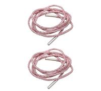 WINCUR Rhinestone Glitter Ropes, Bling Sparkly Shiny Diamond Shoe Laces Strings for Sneakers,Hoodie String Shoelaces 2 Pcs, Light Pink, 100cm/39"