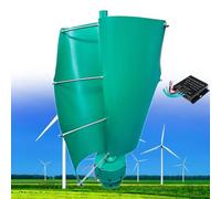 Wind 12000W Turbine, 12V 24V 48V Helical Maglev Shaft Vertical Turbine, HomeController, for Home/Terrace/Chalet/Motor Home,A-12V