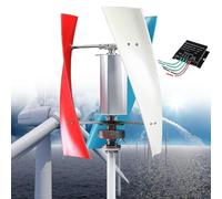 Wind 14000W Hybrid Turbine, Vertical Turbine12V/24V/48V/110V/220V, for Home Permanent Maglev Energy Turbine, with Controller,Color-24V