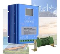 Wind 15000W and Solar Hybrid Controller, 12/24/48v, Boost Charging, Light Monitoring Controller, Lcd, Battery, 80v
