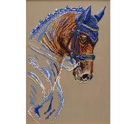 "Wind"; Bead Embroidery kit; Beaded Cross Stitch; Contemporary Embroidery; 100% Glass Seed Beads Preciosa; Needlepoint; Handcraft; Tapestry kit; Needle Arts; Decor