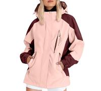Wind Breaker Jacket Men-Womens Lightweight Zipper Rain Jackets Waterproof Windbreaker Hooded Raincoats Plus Size Cycling Hiking Walking Breathable Packable Jacket with Pocket M #1-Wine