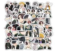 Wind Breakers Stickers, 60 Pcs Anime Universe Robots Figure Vinyl Waterproof DIY Sticker Decals for Party, Water Bottle Scrapbook Laptop Skateboard Computer