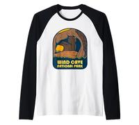 Wind Cave National Park Retro Cavern Explorer Raglan Baseball Tee