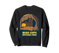 Wind Cave National Park Retro Cavern Explorer Sweatshirt