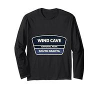 Wind Cave National Park South Dakota Travel Adventure Long Sleeve T-Shirt