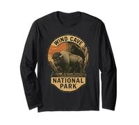 Wind Cave US National Park Travel Souvenir Traveler Long Sleeve T-Shirt