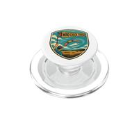 WIND CHECK THROW Boomerang Flight over Open Field PopSockets PopGrip for MagSafe