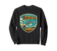 WIND CHECK THROW Boomerang Flight over Open Field Sweatshirt