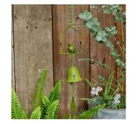 Wind chime， Bird Wind Chimes Iron Vintage Hanging Aeolian Bell For Chime Garden(Grün)