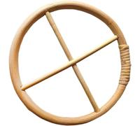 Wind Chime Circles,DIY Wind Chimes Long Lasting House Garden Wind Parts Transparent Top Circles of Wind Chime or Frames of Round Patio Ring, Outdoor Decor