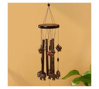 Wind Chime,Decorative Bell Pendant,Long Aluminum Tube Design,Solid Wood Dome,Suitable for Balcony and Bedroom(Style3)