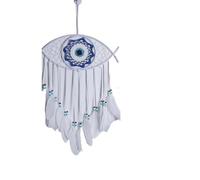 Wind Chime Evil Eye Dream Catcher Feather Wall Hanging Ornament Home Decoration Blessing Gift Windchime(Wei)