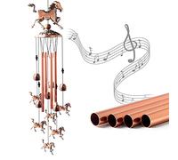 Wind Chime, Horse Wind Chime, Horse Gifts, Outdoor Decorations Wind Chime, Vintage Commemorative Wind Chimes Gift For Mom And Woman, Horse Copper Decoration Birthday And Valentine Gift