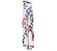 Wind Chime in Mediterranean Style Seashell Decor Bringing Good Luck and Relaxing Melodies to Your Space (colored)