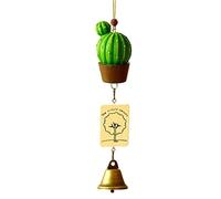 Wind Chime Indoor Hanging Wind Chime Cactus Bell Pendant Wind Chimes Antique Wind Bell For Garden Patio Window Chimes(B)