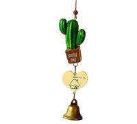 Wind Chime Indoor Hanging Wind Chime Cactus Bell Pendant Wind Chimes Antique Wind Bell For Garden Patio Window Chimes(D)