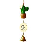 Wind Chime Indoor Hanging Wind Chime Cactus Bell Pendant Wind Chimes Antique Wind Bell For Garden Patio Window Chimes(C)