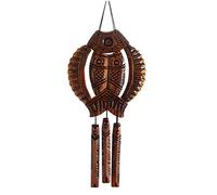 Wind Chime Indoor Wood Wind Chime Outdoor, 3 Small Wooden Bell Tubes For Outdoor Or Indoor Home Décor Window Chimes