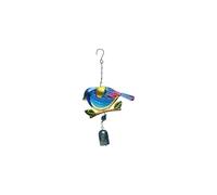 Wind Chime Nordic Style Wind Chimes Red Blue Bird Hanging Ornaments Bell Windchime For Home Decoration Windchime(Blu,Bell)