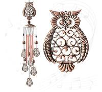 Wind Chime, Owl Wind Chime, Owl Gifts, Outdoor Decorations Wind Chime, Vintage Commemorative Wind Chimes Gift For Mom And Woman, Owl Copper Decoration Birthday And Valentine Gift