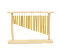 Wind Chime Percussion 20 Note Wind Chime Bars Musical Percussion Instrument Table Top Bar for Classroom Office Decoration
