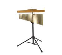 Wind Chime Percussion 36-tone Wind Chimes Sound Tree Yoga Meditation Band Performs Beam Row Bell Healing Musical Percussion Instrument(25 tone Golden)