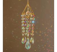 Wind Chime Sun Catcher Crystal Light Witchy Suncatcher Rainbow Window Hanging Uk