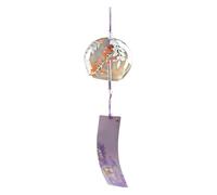 Wind Chimes - Flower Wind Bells, Handmade Japanese Style Glass Pendant, Traditional Wind Chimes | Handmade Decor Pendant, Ideal for Decoration