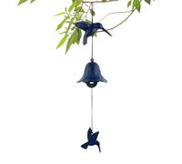 Wind Chimes for Outdoor - Wind Chime with Hummingbird Decoration for Garden, Metal Decorative Bell, House Decoration, Patio, Balcony, Tree, Front Garden