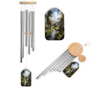 Wind Chimes for Outside, 20.5 Inches Large Aluminum Windchimes Outdoors River Valley Beast Memorial Windchime Modern Outdoor Decor with Soothing Melodic Tones, Deep Tone Wind Chime
