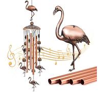 Wind Chimes for Outside Flamingo Gifts for Women Flamingo Garden Decor Birthday Gift for Mom Grandma Friend Flamingo Outdoor Yard Decorations Windchimes Outdoors