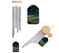 Wind Chimes for Outside Memorial Wind Chime with Catcher Alpine Meadow Stars Decoration Windchime Deep Tone Outdoor Winds Bell for Patio Porch Garden Window Decor