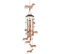 Wind Chimes for Outside Metal Dachshund Wind Chimes Memorial Dachshund Wind Chime for Home, Lawn, Porch, Patio, Garden Decor and Yard Decorations Dog Wind Chimes Wind Chimes Dachshund Wind Chime Windc