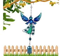 Wind Chimes For The Garden | Winged Figure With A Soothing Sound | With Wing Design Angels Ornaments | For Outdoor Courtyard, Garden, Terrace, Home, Funeral, Meditation And Spring