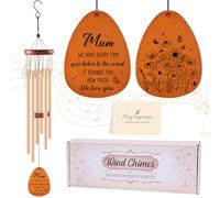 Wind Chimes Gift for Mum - Mum Wind Chimes from Daughter Son Mother Gift for Birthday Mother's Day Love Reminder Gifts for Indoor Outdoor Garden Patio Decor