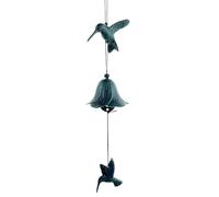 Wind Chimes, Hummingbird Chimes, 16.53 inches Decorative Hanging Ornament, Soothing Melodic Tones, Weather Resistant Design, Outdoor Garden Bells for Patio, Porch, Balcony, Yard, Indoor Decor, Women