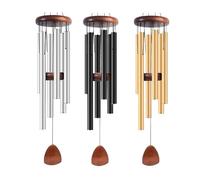 Wind Chimes - Metal Tube Outdoor Chimes, 26 Inch, Multicolor Design for Garden Decoration and Relaxation