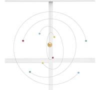 Wind Chimes - Movement Decoration with Balanced Balance, Scientific Decorative Element with Handmade Pendant as Art Decoration for Garden, Patio, Balcony