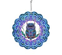 Wind Chimes Outdoor Wind Chimes | 3D Wind Sculpture - Stainless Steel Wind Chimes for Decorative Hanging Owl Windmill for Decoration by H