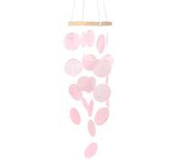 Wind Chimes, Shell Windchimes for Garden Handmade Hanging Indoor or Outdoor for Porch Patio or Garden Decoration (Pink)