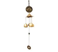 Wind Chimes, Vintage Metal Wind Chime Bells, Chinese Feng Shui Lucky Bell Hanging Ornament for Lucky Home Garden Patio Yard Hanging Decor Gift(Wealth-absorbing Auspicious Elephant)