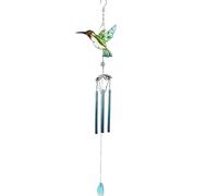 Wind Chimes, Wind Chimes for Garden,Hummingbird Wind Chime for Patio Hanging Decoration,Bird Wind Chime Outdoor Porch Balcony Creative Hanging Decoration (81x18x2cm) (Green Bird Bell Pipe)
