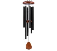 Wind Chimes, Wind Chimes for Garden, Koshi Chimes, 71CM Black Wind Chime for Indoor and Outdoor, Rain Chime