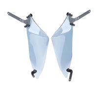 Wind Deflector For Ducati For Desert X 2022 2023 Motorcycle Side Windshield Windscreens Side Air Reflector Wind Deflectors Parts Motorcycle Windscreen(Clear Gray)