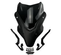 Wind Deflector Motocycle Windshield Windscreen Wind Deflector For MT-07 2021-2024 MT07 PURE FZ07 MT FZ 07 Wind Shield Screen Spoiler Windshield Windscreen(Black)